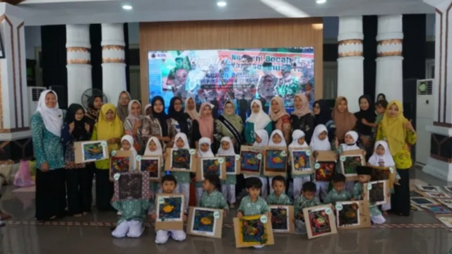 YPMNU Pati Ajak Anak-Anak Cinta Budaya Lewat Lomba Membatik Hari Batik Nasional