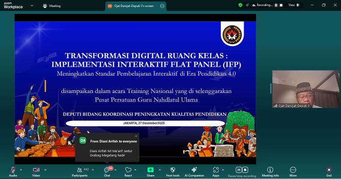 PP Pergunu Dorong Guru Manfaatkan IFP untuk Pembelajaran Digital Interaktif