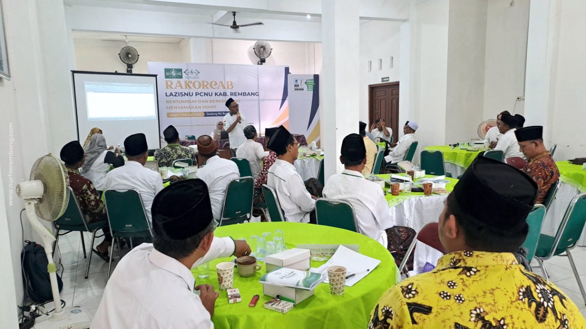 Rakorcab LAZISNU Rembang: Meneguhkan Kemandirian NU Lewat Filantropi Profesional